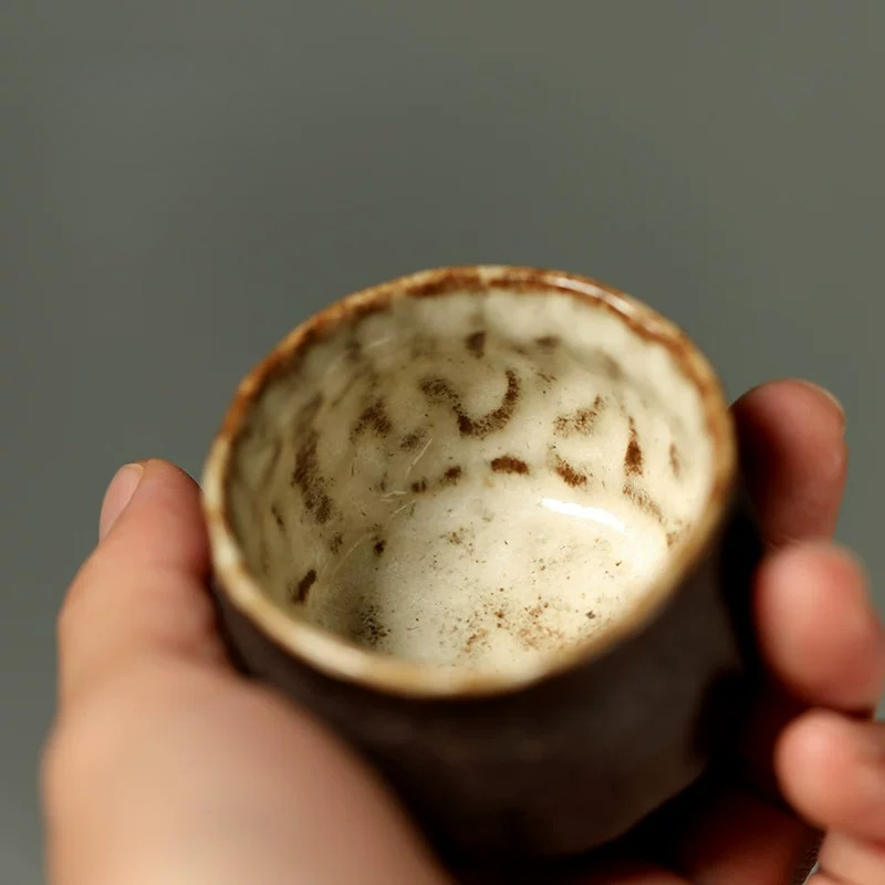 كوب شاي فخاري يدوي الصنع بتصمي - مراجعة Japanese Pottery وسعره