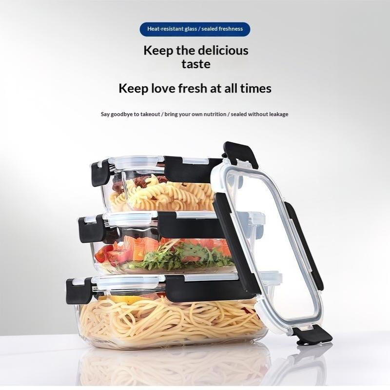 علب تخزين طعام زجاجية محكمة ال - مراجعة Bento Box وسعره
