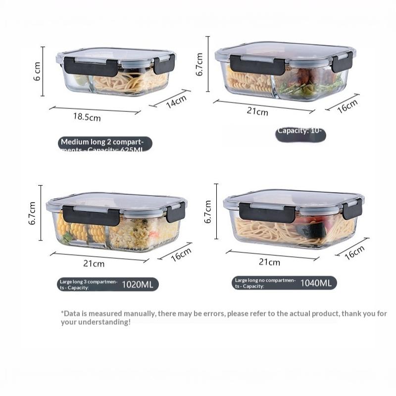 علب تخزين طعام زجاجية محكمة ال - مراجعة Bento Box وسعره