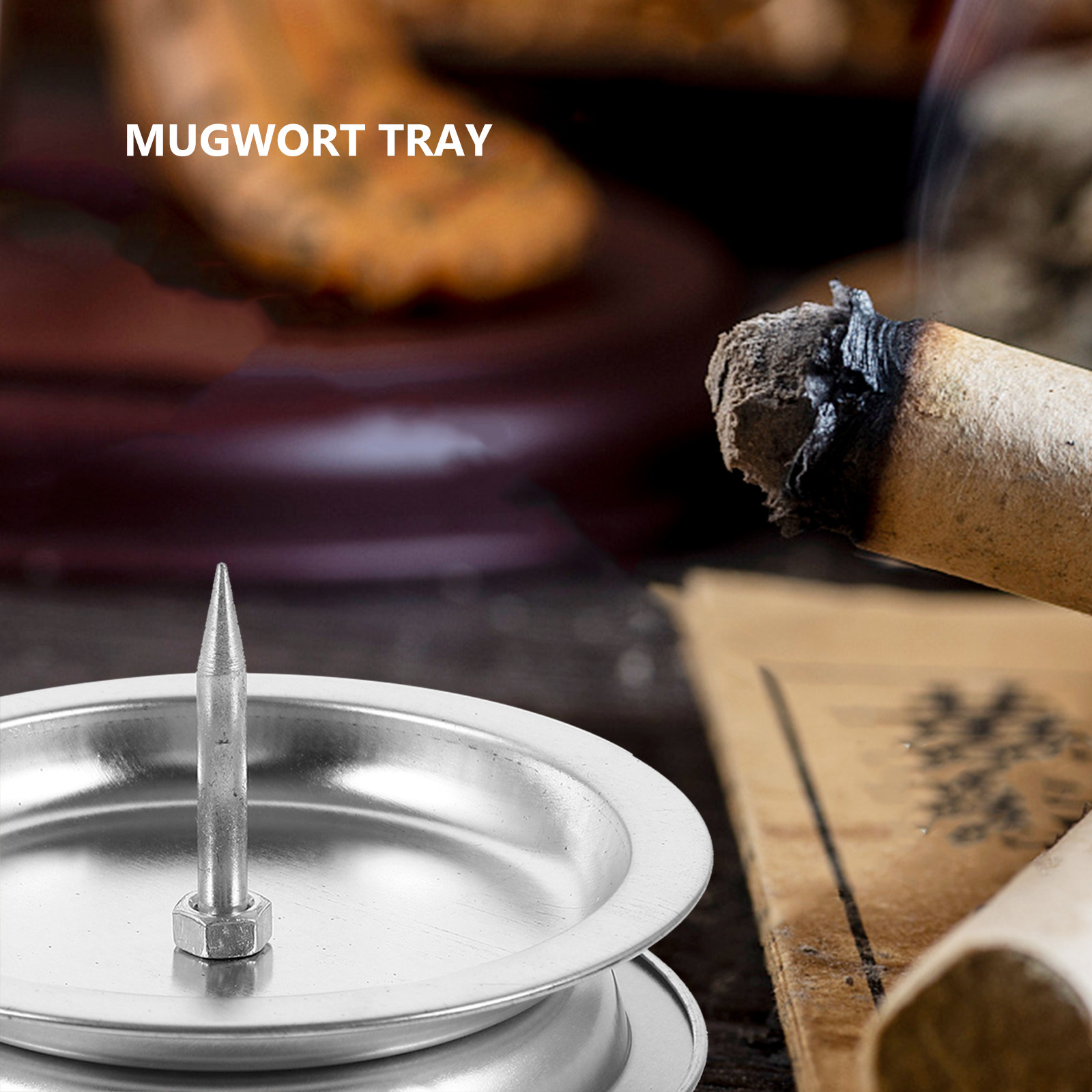 قطعتان من حامل أعواد الموكسا،  - مراجعة Incense Holder وسعره