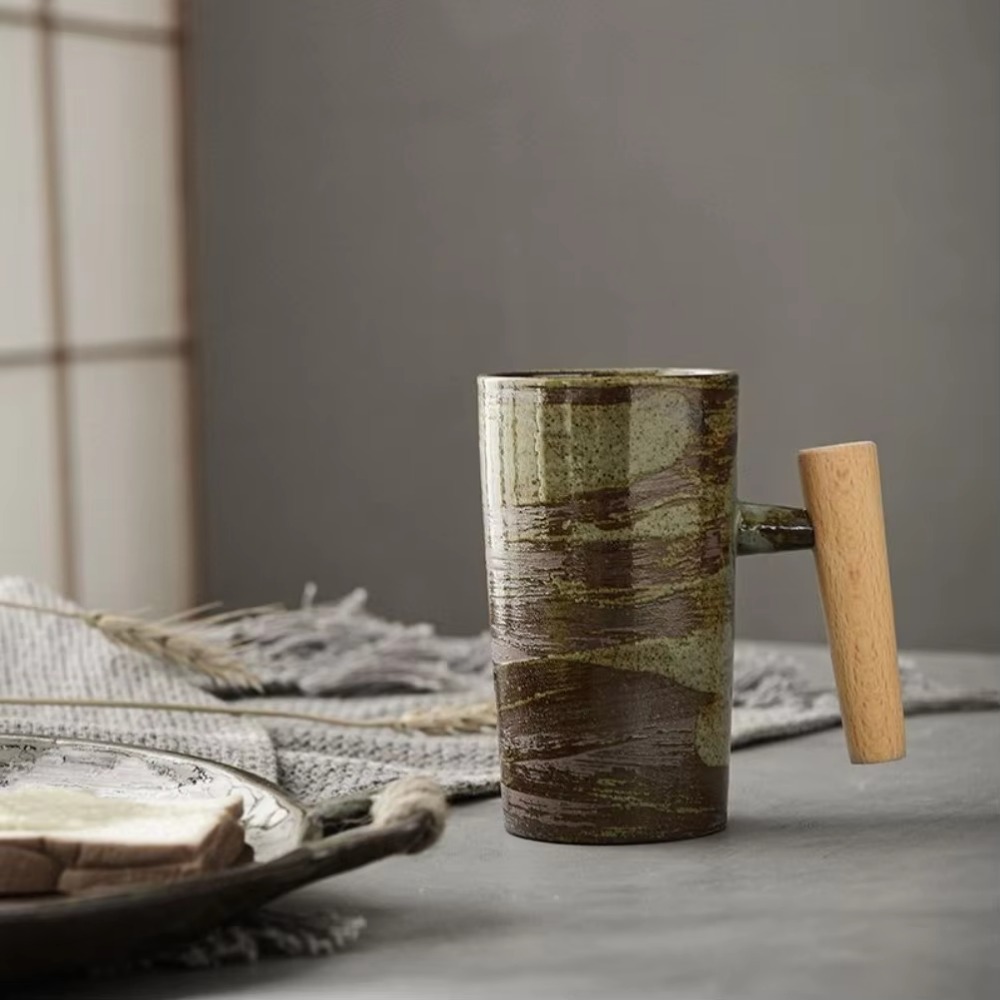 كوب قهوة خزفي مستوحى من الطراز - مراجعة Japanese Pottery وسعره